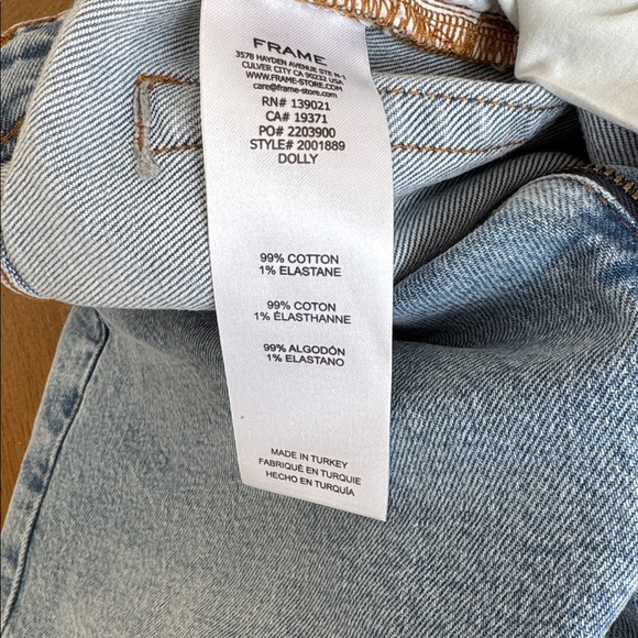 Frame jeans size 30. Color dolly. NWT - Picture 6 of 8